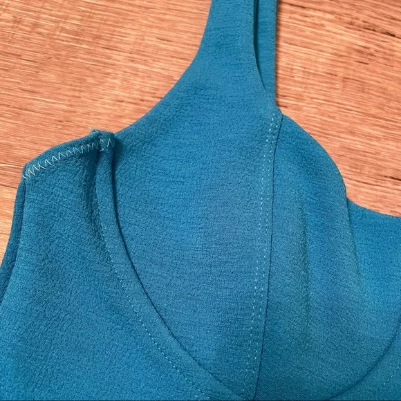 NWT Zara blue mini dress with cupped chest - Picture 8 of 13